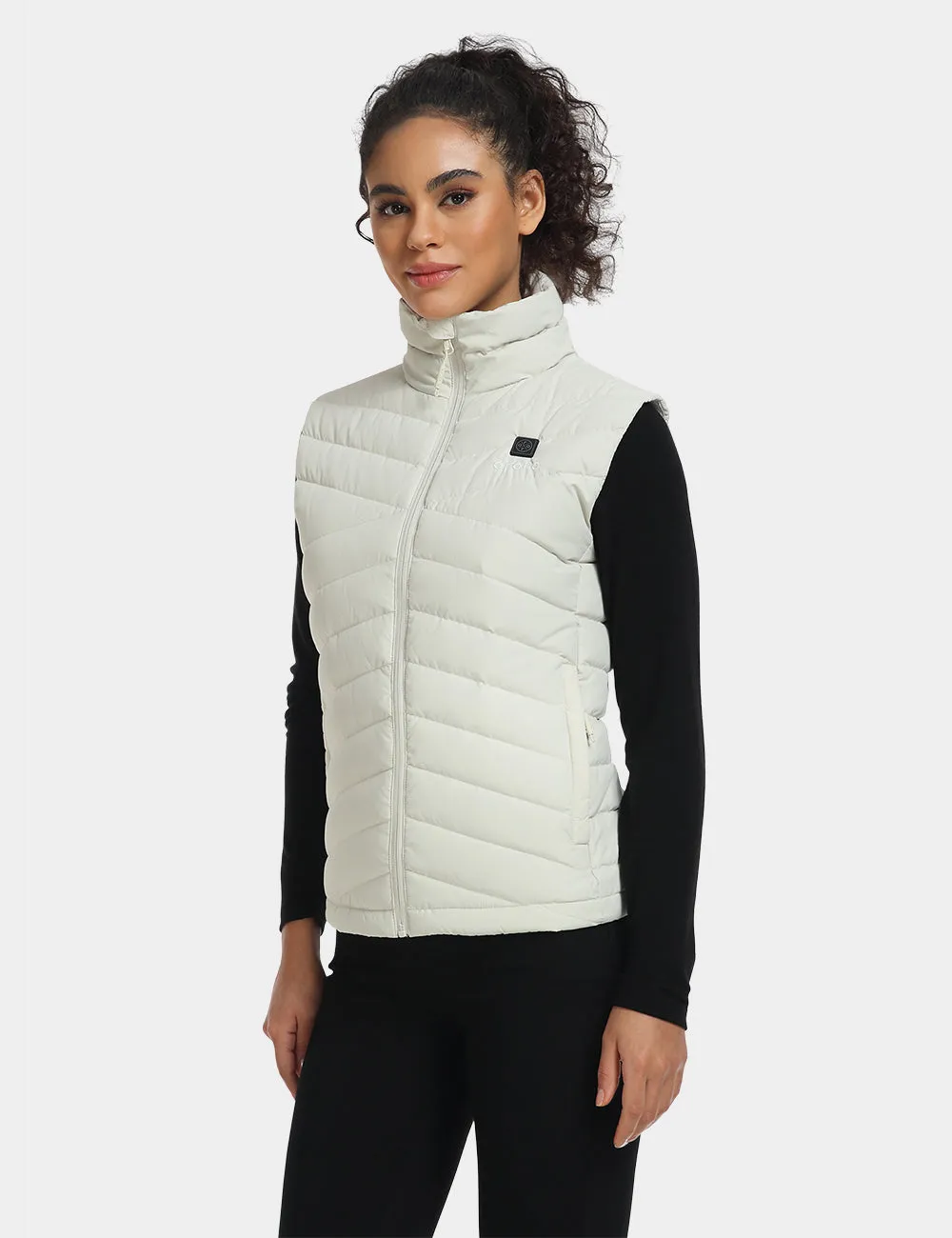 Womens Lightweight Heated Down Vest - Open Box