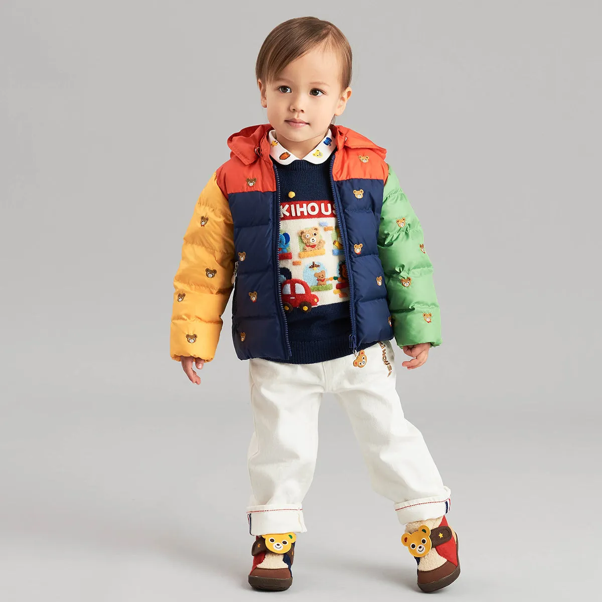 Pucci Bear All-Over Down Jacket