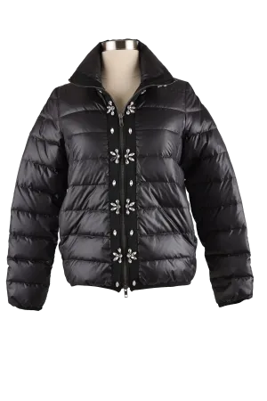 Quilted Down Jacket - Rhinestone