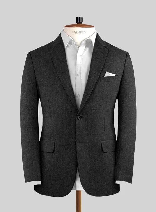 Reda Charcoal Pure Wool Jacket