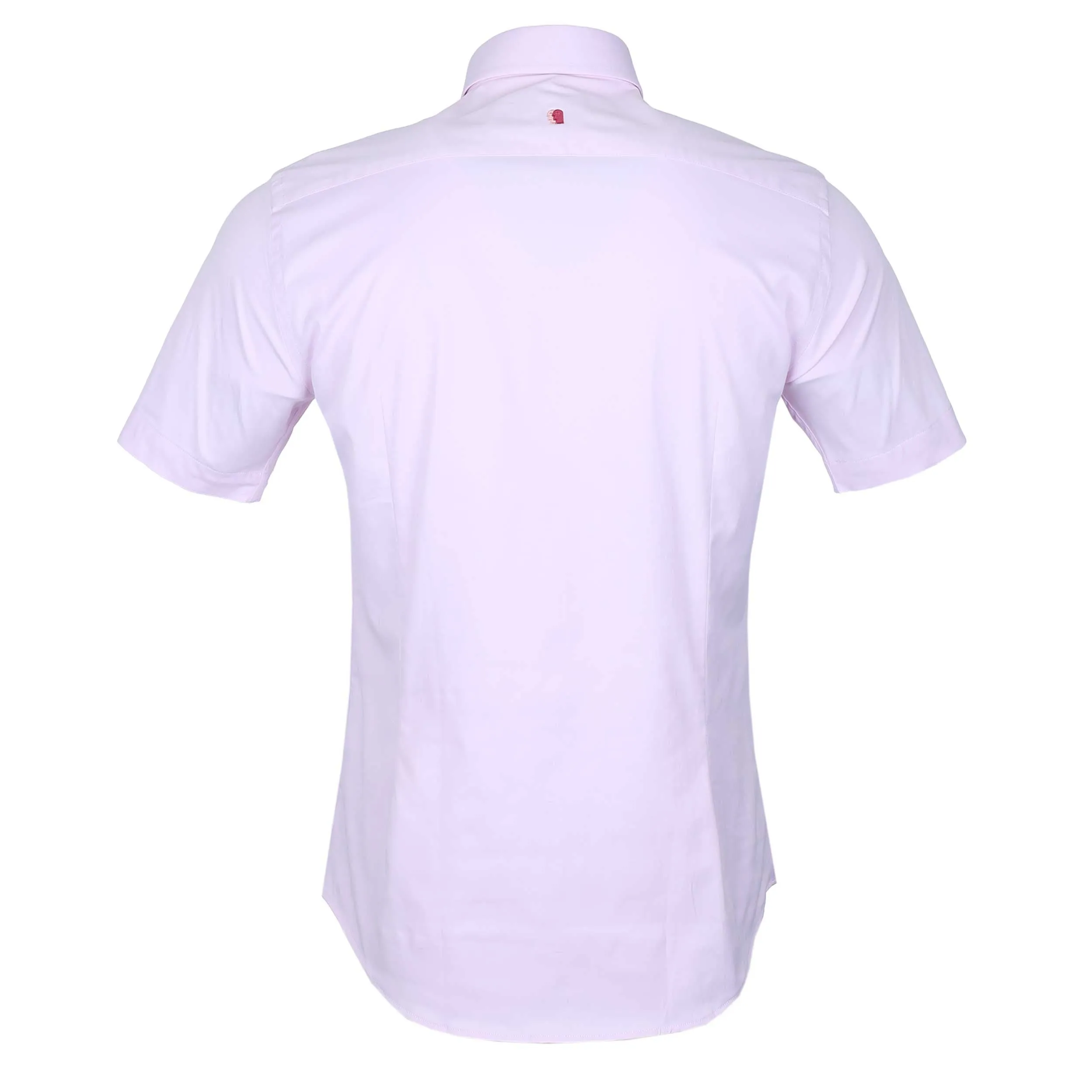 Remus Uomo 2 Way Stretch SS Shirt in Pink