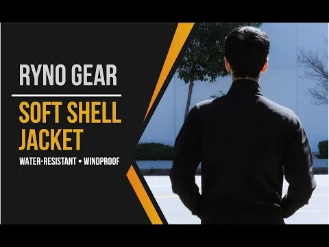 Ryno Gear Windproof / Water-Resistant Soft Shell Jacket