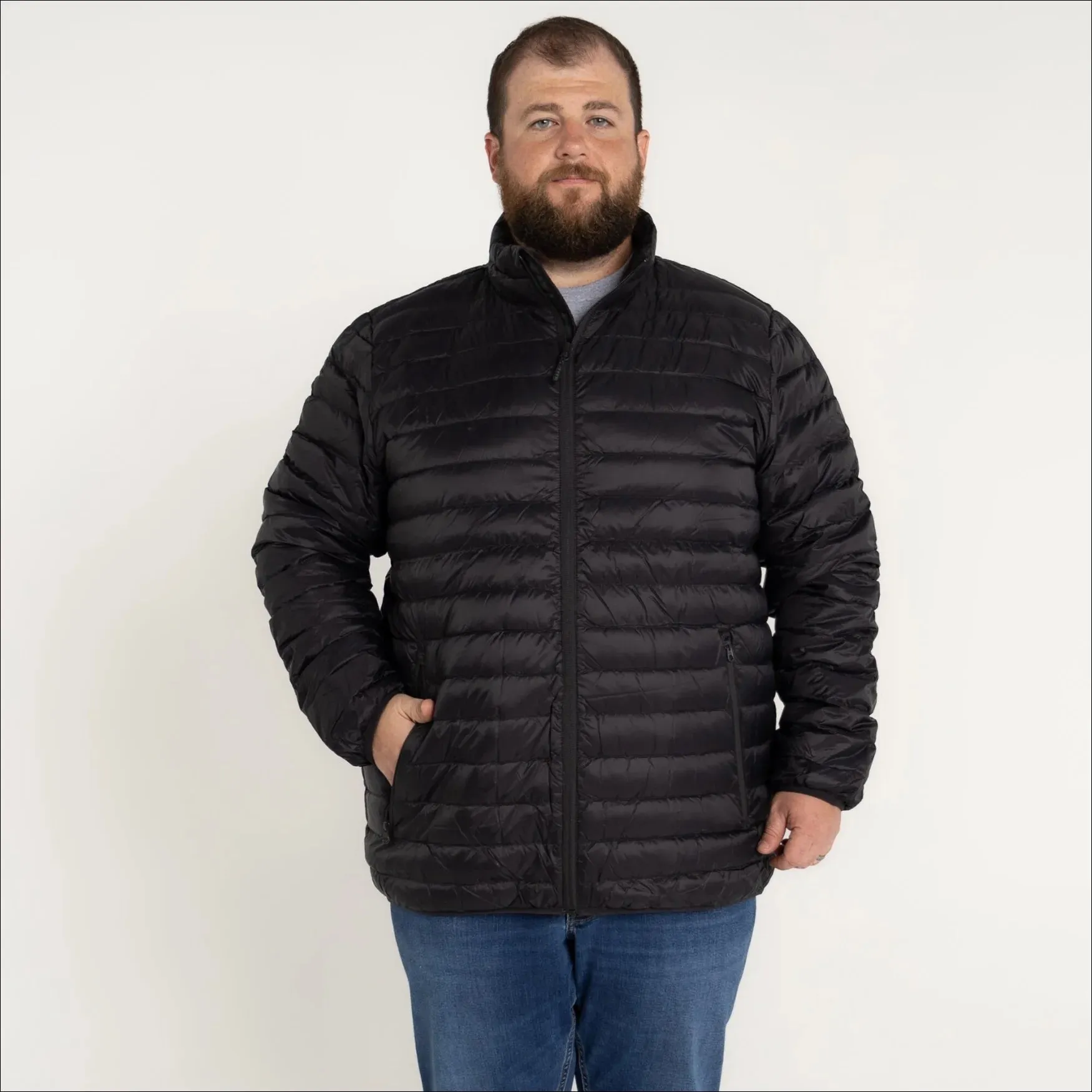 Snow Country Outerwear Men’s Big 2XL-7XL Packable 90 10 Down Jacket Coat