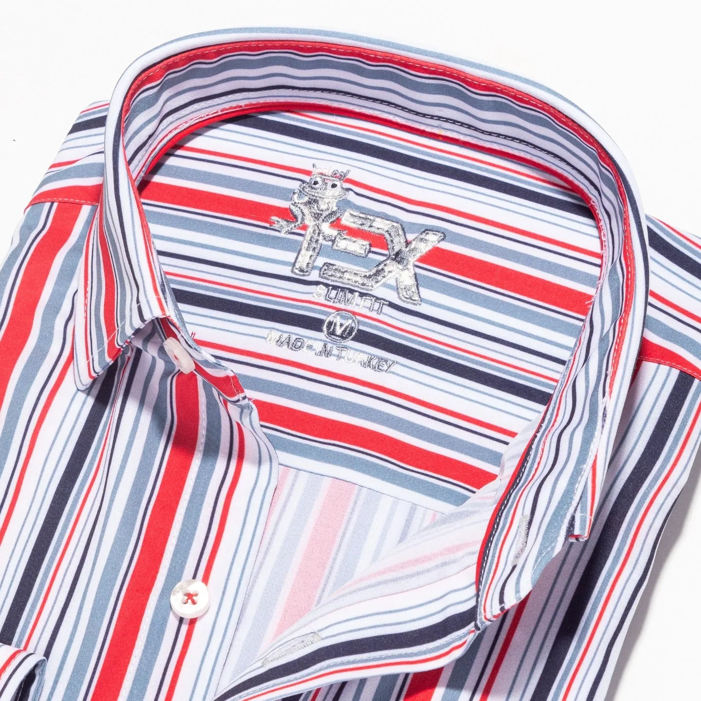 Speed Racer FROG Striped Button Down Shirt