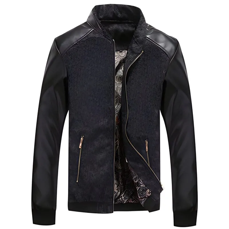 The Paxton Faux Leather Biker Jacket - Multiple Colors