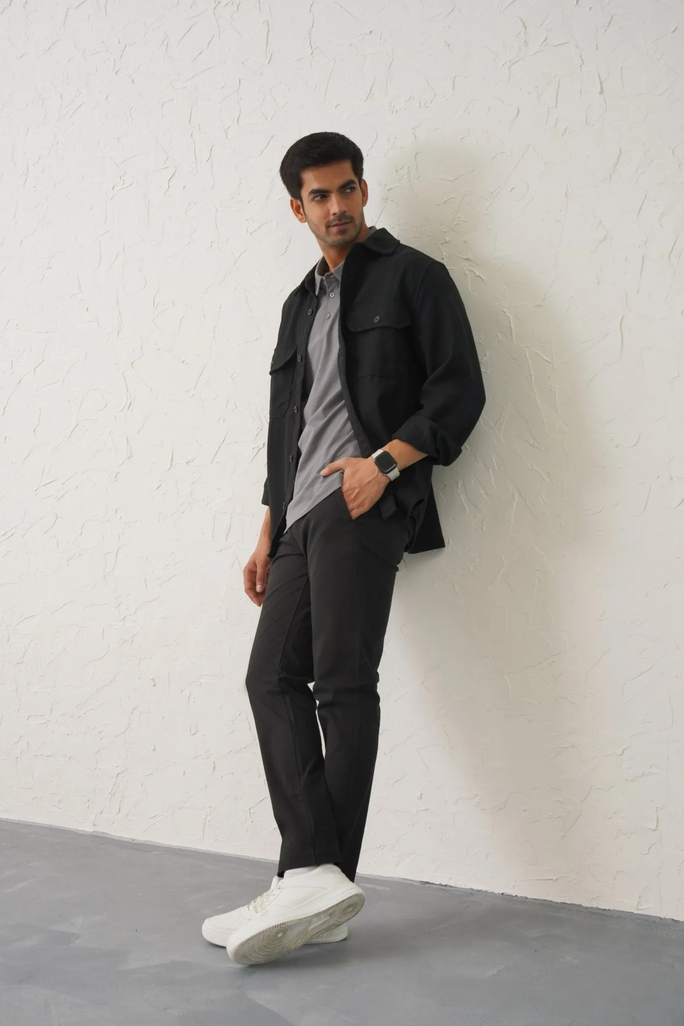 The Slim Fit Daylong Chino - Black Beast