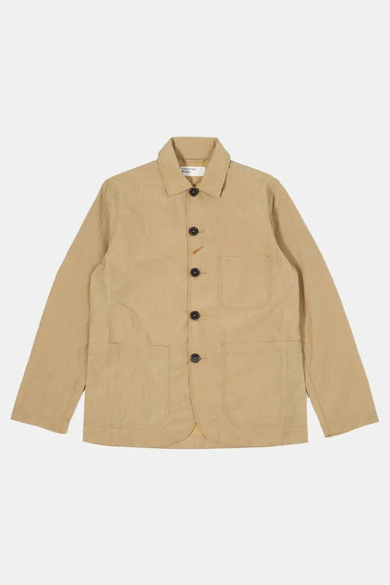 Universal Works Nylon Bakers Chore Jacket (Sand)