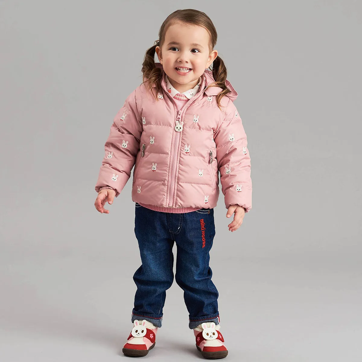 Usako Bunny All-Over Down Jacket