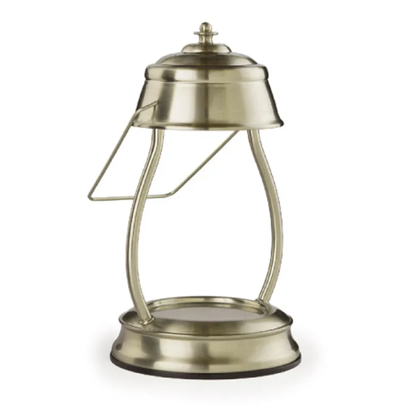 Vintage Brass Hurricane Lantern Candle Warmer