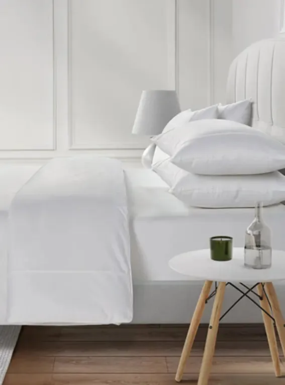 White Harrogate 800 Thread Count Egyptian Cotton Duvet Cover