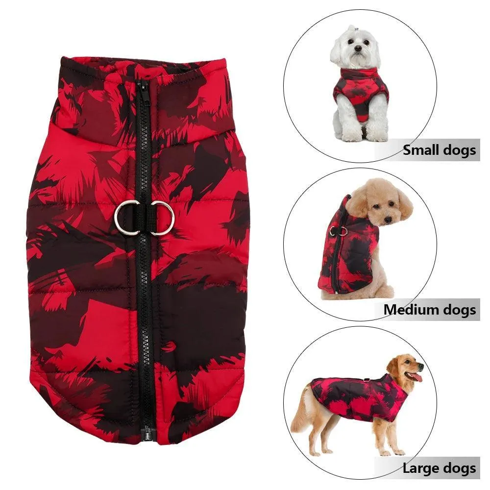 Winter Dog Jacket: Stylish Hooded Coat - Warm & Waterproof Essentials for Dogs