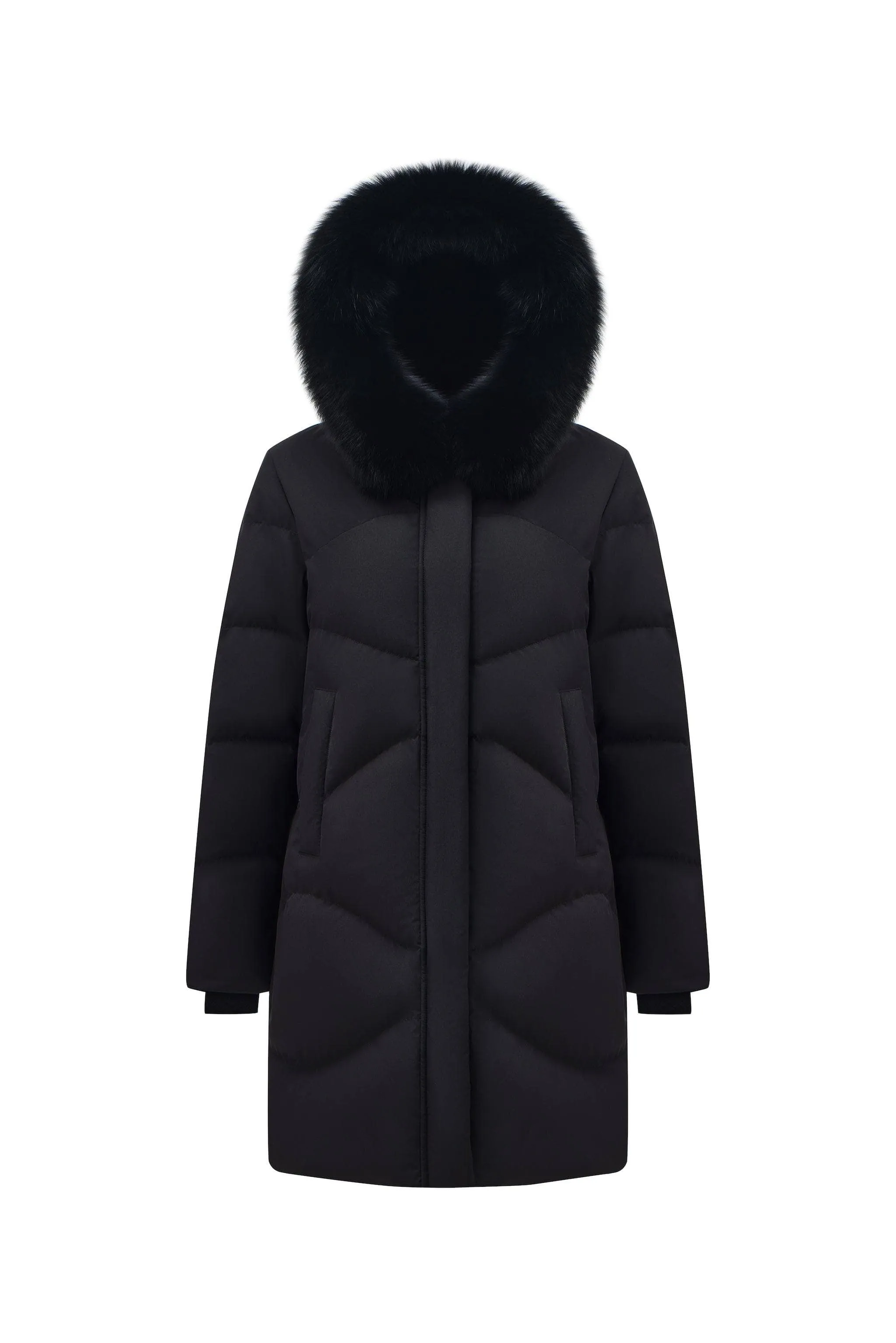 Women's Classic Casual Down Parka with Fur 5126