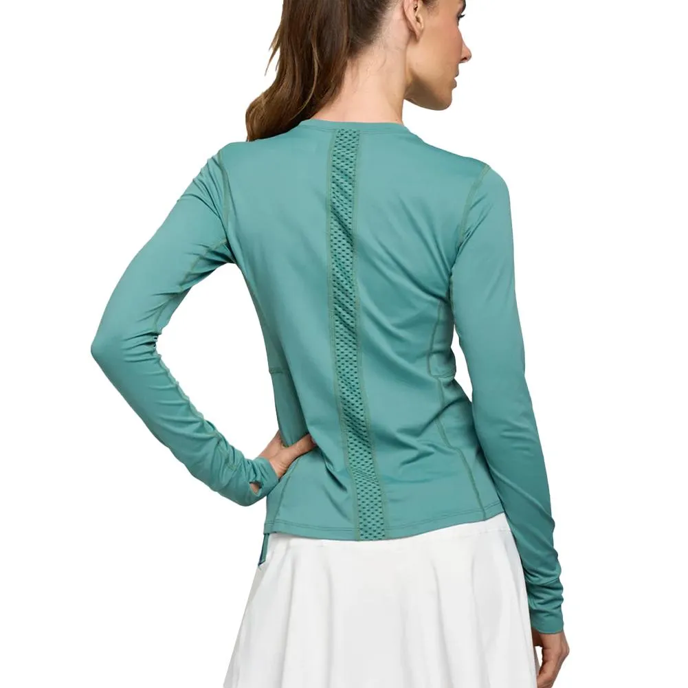 Women's Elite Titan Long Sleeve Tennis Top Algae