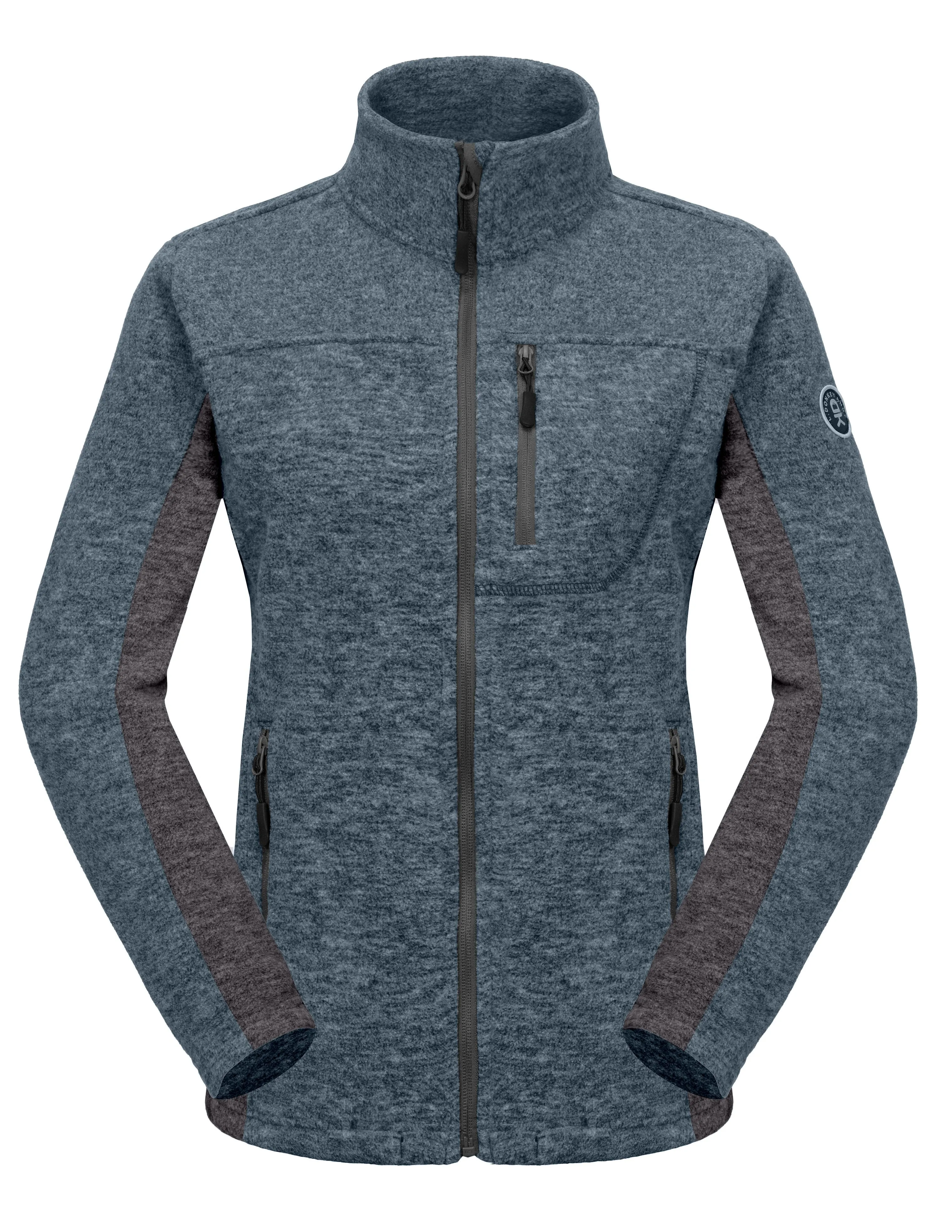 Women's Lightweight Recycled Polar Fleece Hiking Jacket