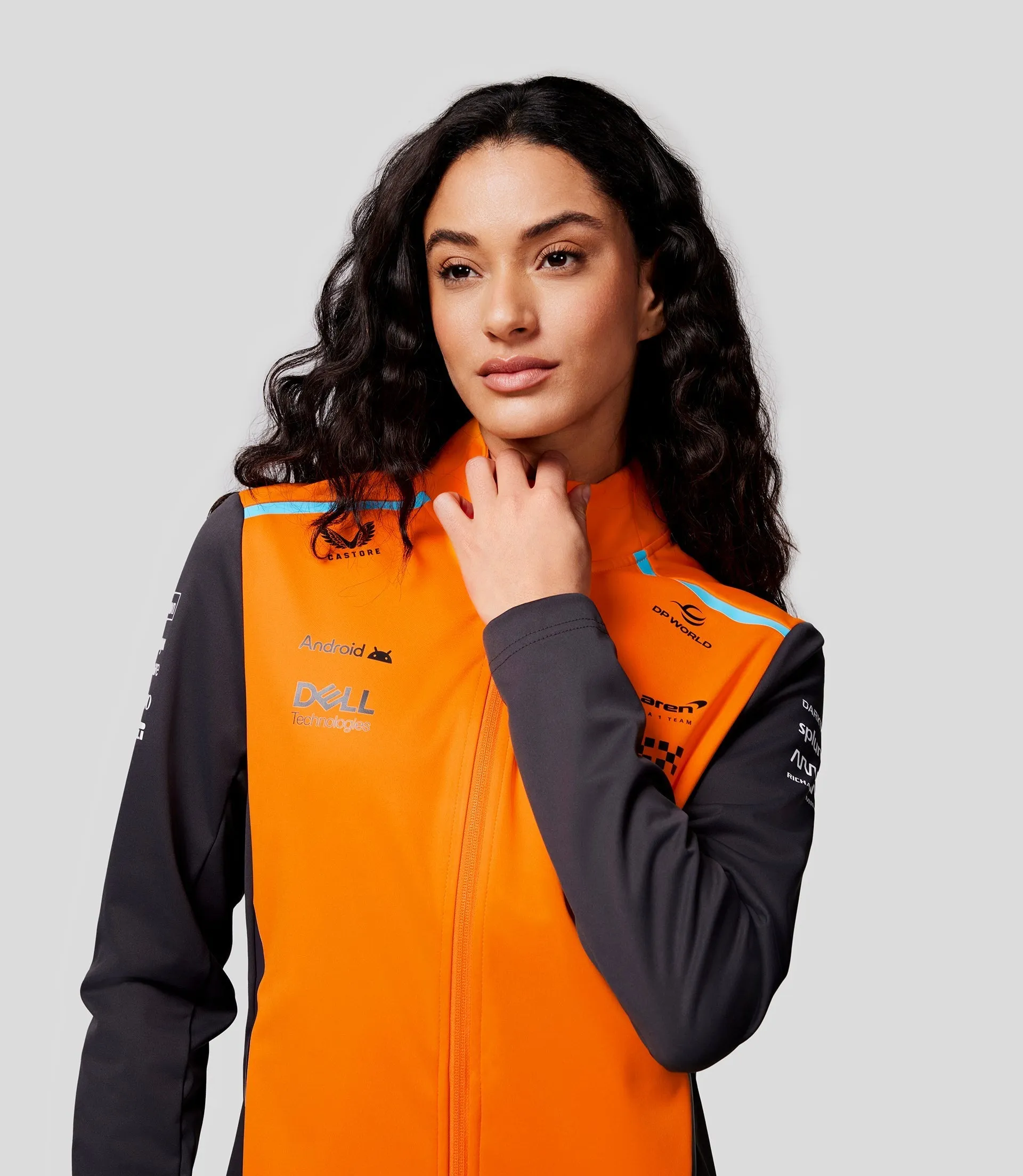 Womens McLaren Official Teamwear Soft Shell Jacket Formula 1