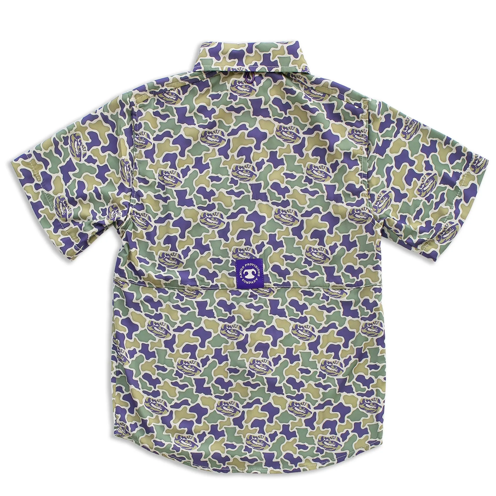 YOUTH - LSU Camo - Frio Tech Shirt